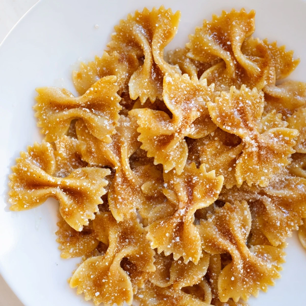 Golden, crispy Air Fryer Pasta Christmas Crack, a sweet and salty holiday snack perfectly air-fried.