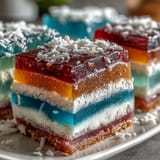 Rainbow Jelly Cake with Agar-Agar