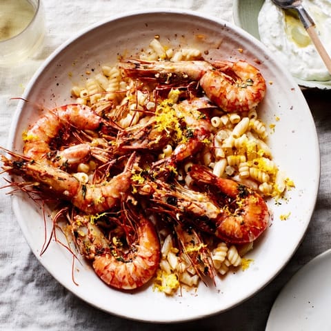 Light Bright Lemon Herb Shrimp