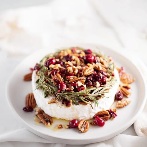 Brie Cheese Rosemary Wreath