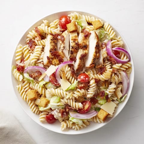 Chicken Caesar Pasta Salad
