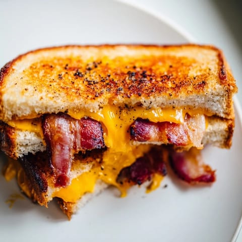 Crispy Bacon Cheddar Sandwich