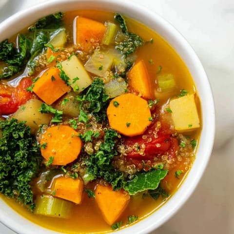 Winter Veggie Soup Quinoa