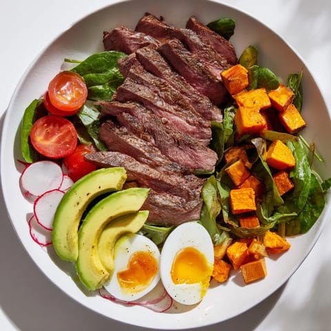 High-Protein Beef Avocado Bowl
