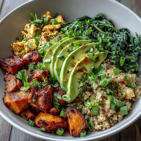 Tofu Scramble Vegan Breakfast Bowl