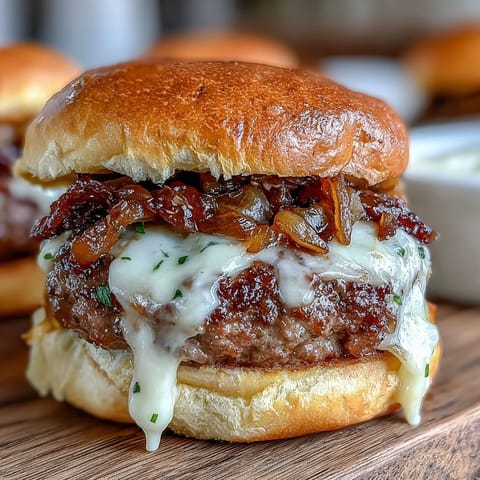 Mini Smash Burger Sliders