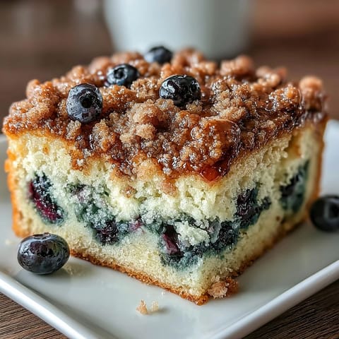 Lemon Blueberry Sourdough Squares