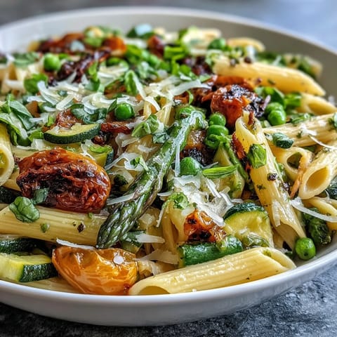 Spring Pasta Primavera Veggies