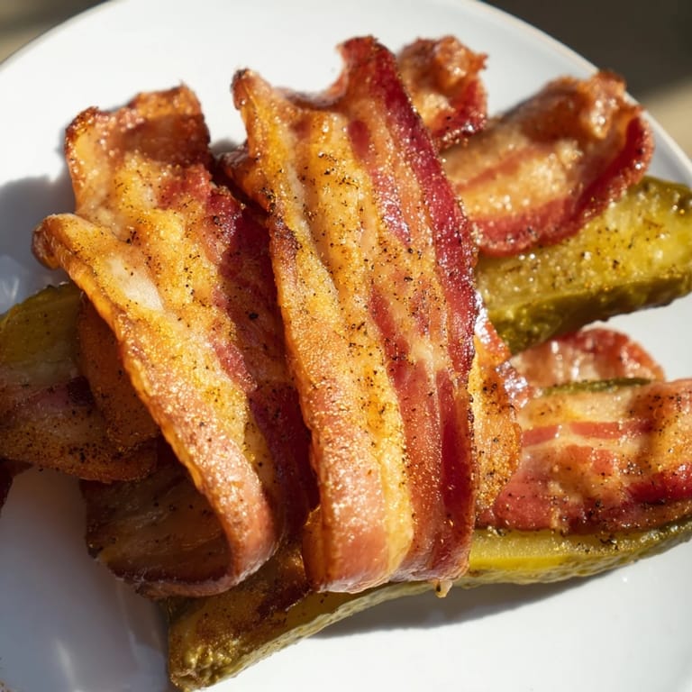 Serve these gluten-free, low-carb Bacon-Wrapped Pickles warm with ranch or blue cheese dip.