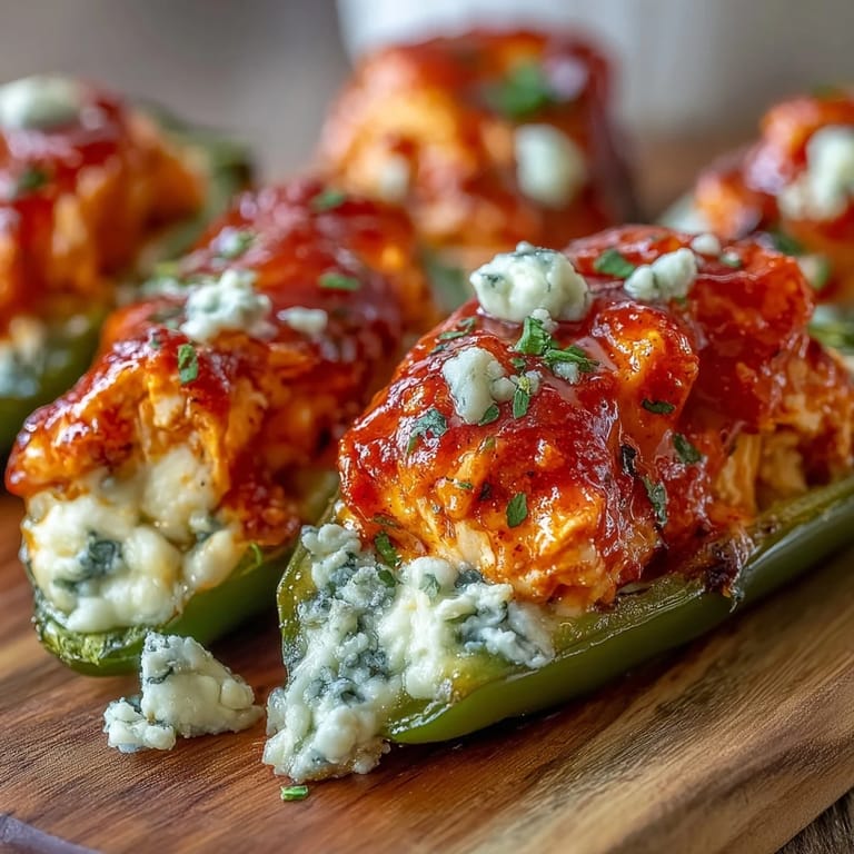 Perfect game day appetizer garnished with fresh chives and an extra drizzle of buffalo sauce.