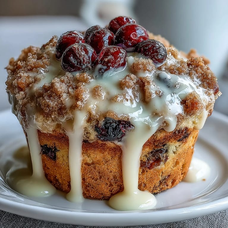 Golden-topped muffins with tangy lemon and sweet blueberries, swirled with sourdough for depth, finished with a buttery streusel topping.